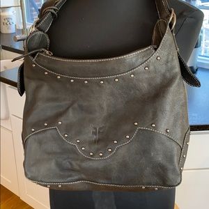 Authentic Leather Fry Bag - Brown/Gray